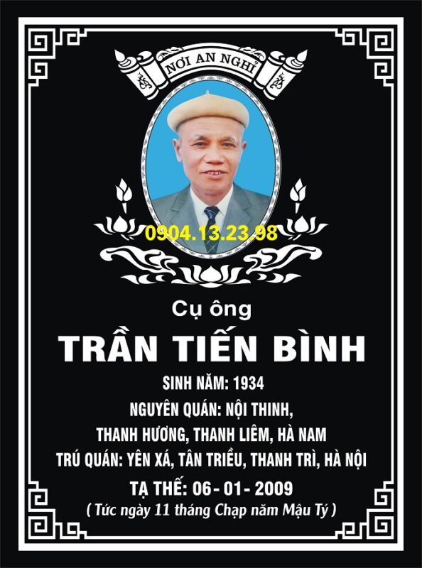 Làm bia mộ 