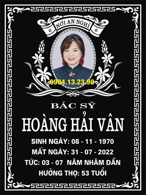 Làm bia mộ