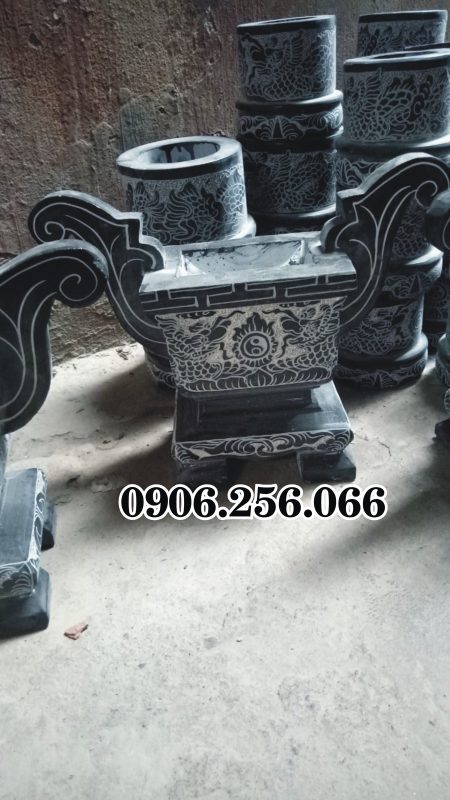 Lư hương để mộ đá tự nhiên