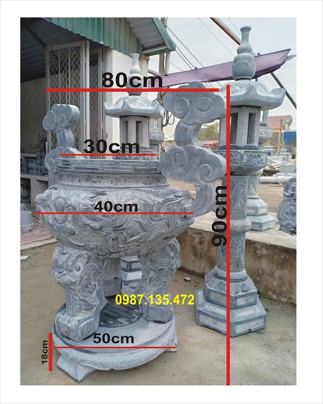 Lư hương đá tại hà nội